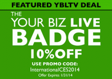 YBLTV Deal: The Your Biz LIVE Badge