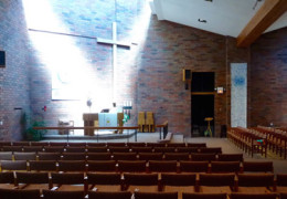 View of the sanctuary inside Good Shepherd Lutheran Church