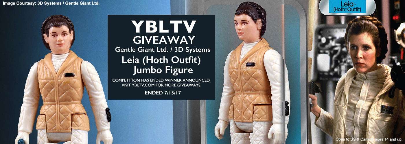 YBLTV Giveaway: Gentle Giant Ltd. / 3D Systems - Leia (Hoth Outfit) Jumbo Figure.