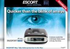 ESCORT Passport Max: Quicker than the blink of an eye. 
(PRNewsFoto/ESCORT)
