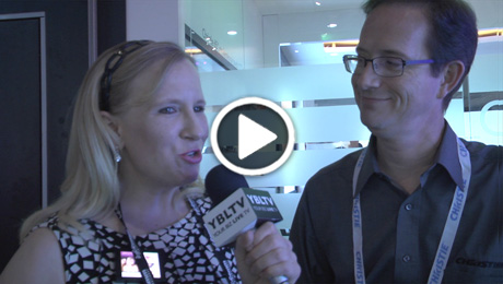 Vista Systems, Product Line Manager, Christian Merrill talks Christie Brio with YBLTV Anchor, Erika Blackwell at InfoComm 2014.
