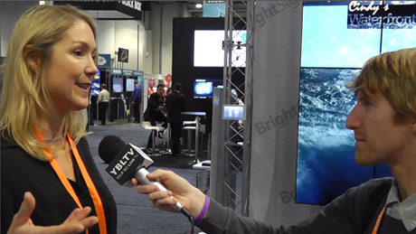 BrightSign, LLC, Director of Marketing, Anne Holland chats with YBLTV Anchor, Eric Sheffield at the Digital Signage Expo 2015.