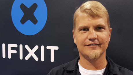 iFixit's Chief Tool Officer, Eric Essen.