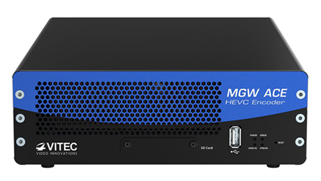 VITEC's MGW Ace Appliance Delivers Broadcast-Grade, Bandwidth-Efficient Encoding, Streaming, and Decoding From the Field.
