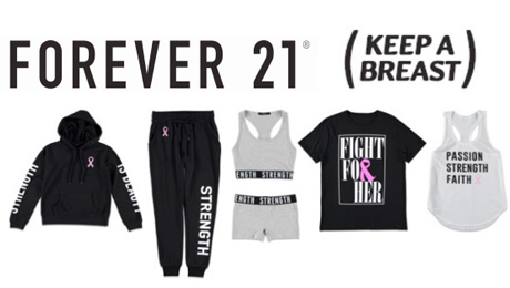Forever 21 Launches Breast Cancer Awareness Collection In Partnership With the Keep a Breast Foundation