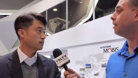 Nam Nyunwoo, Principal Research Engineer / Technology Strategy Team,  Hyundai Mobis Co., Ltd. speaks with YBLTV Contributing Reporter, Kyle Love at CES 2016.