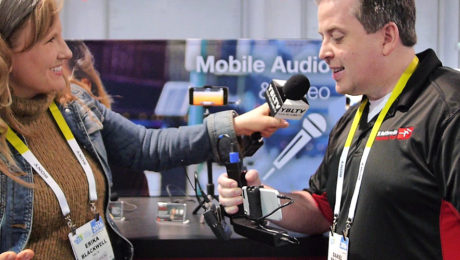 K Multimedia, Sales Manager, Daniel Boatman chats with YBLTV Anchor, Erika Blackwell at CES 2016.