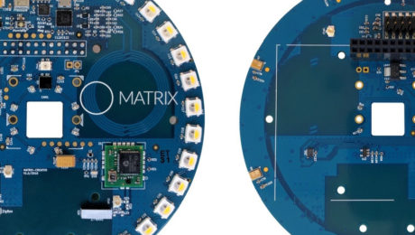 MATRIX Creator pioneers the use of machine intelligence as a building block for hardware. The $99 sensor-packed development board and platform allow developers to build IoT apps quickly and inexpensively for drones, robots, smart homes, security, gaming, retail, and whatever idea they imagine. For more information, visit creator.matrix.one. (PRNewsFoto/MATRIX Labs)