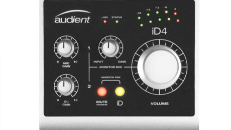 Audient Introduces New iD4 Compact Audio Interface.