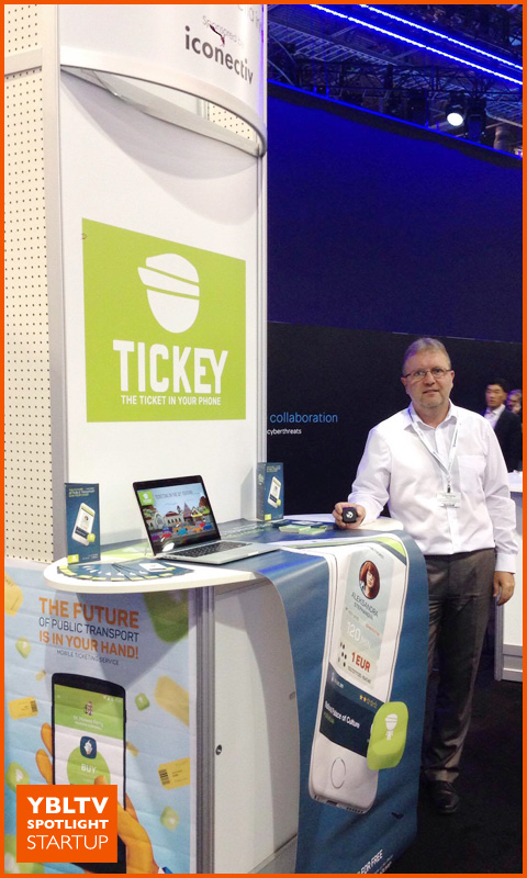 YBLTV Spotlight Startup: TICKEY Mobile Solutions LTD., Konstantin Nikolov, Business Development. CTIA Super Mobility 2016.