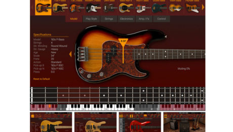 IK Multimedia Announces MODO Bass, the First Physically Modeled Electric Bass Virtual Instrument for Mac/PC.