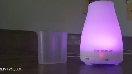 InnoGear Essential Oil Diffuser. Review by YBLTV Writer/Reviewer, Kayla Costanzo.
