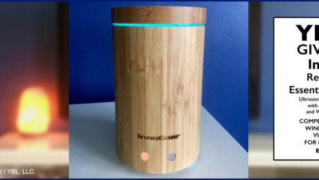 YBLTV Giveaway: InnoGear Bamboo Essential Oil Diffuser. Review by Kayla Costanzo, YBLTV Writer / Reviewer.