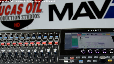 Lucas Oil is installing a Calrec Audio Brio console in its mobile production unit.