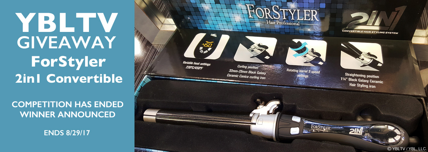 YBLTV Giveaway: ForStyler 2in1 Convertible Hair Styling Iron
