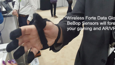 Bebop Sensors introduces Forte Data Glove at CES 2018.
