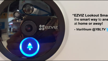 EZVIZ Lookout Smart Door Viewer at CES 2018.