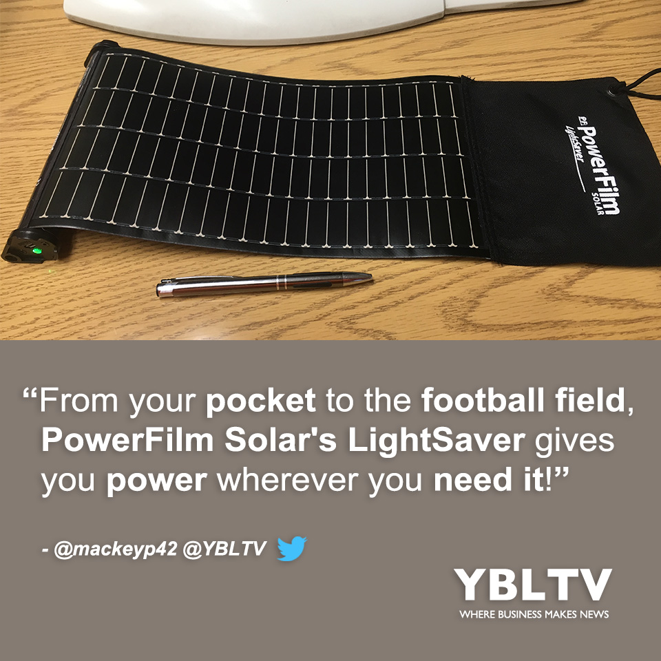 PowerFilm Solar LightSaver. YBLTV Review by Patrick Mackey.